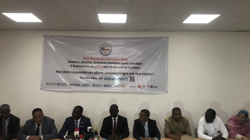 Cérémonie de lancement du Prix genre du G5 Sahel