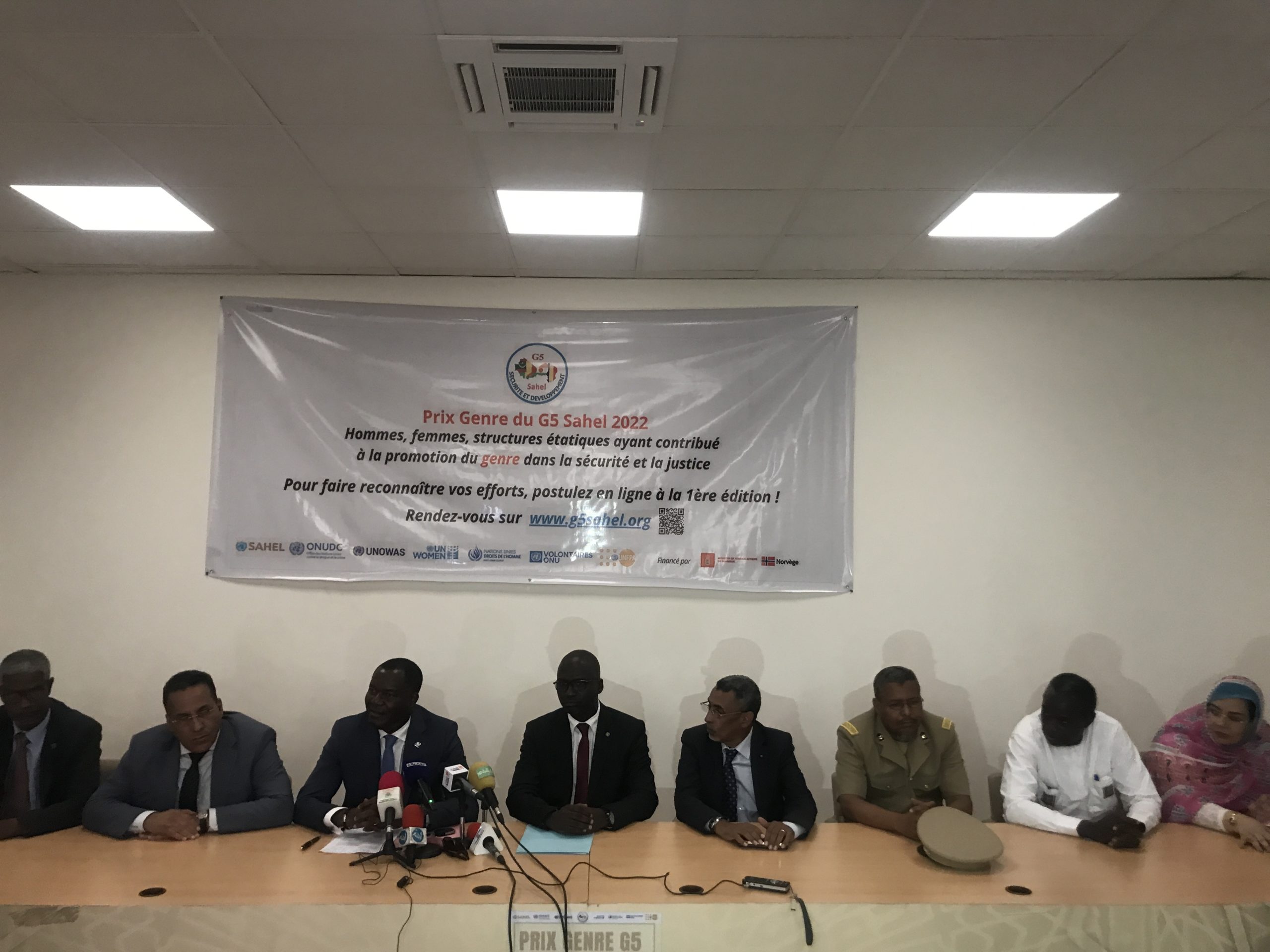 Cérémonie de lancement du Prix genre du G5 Sahel